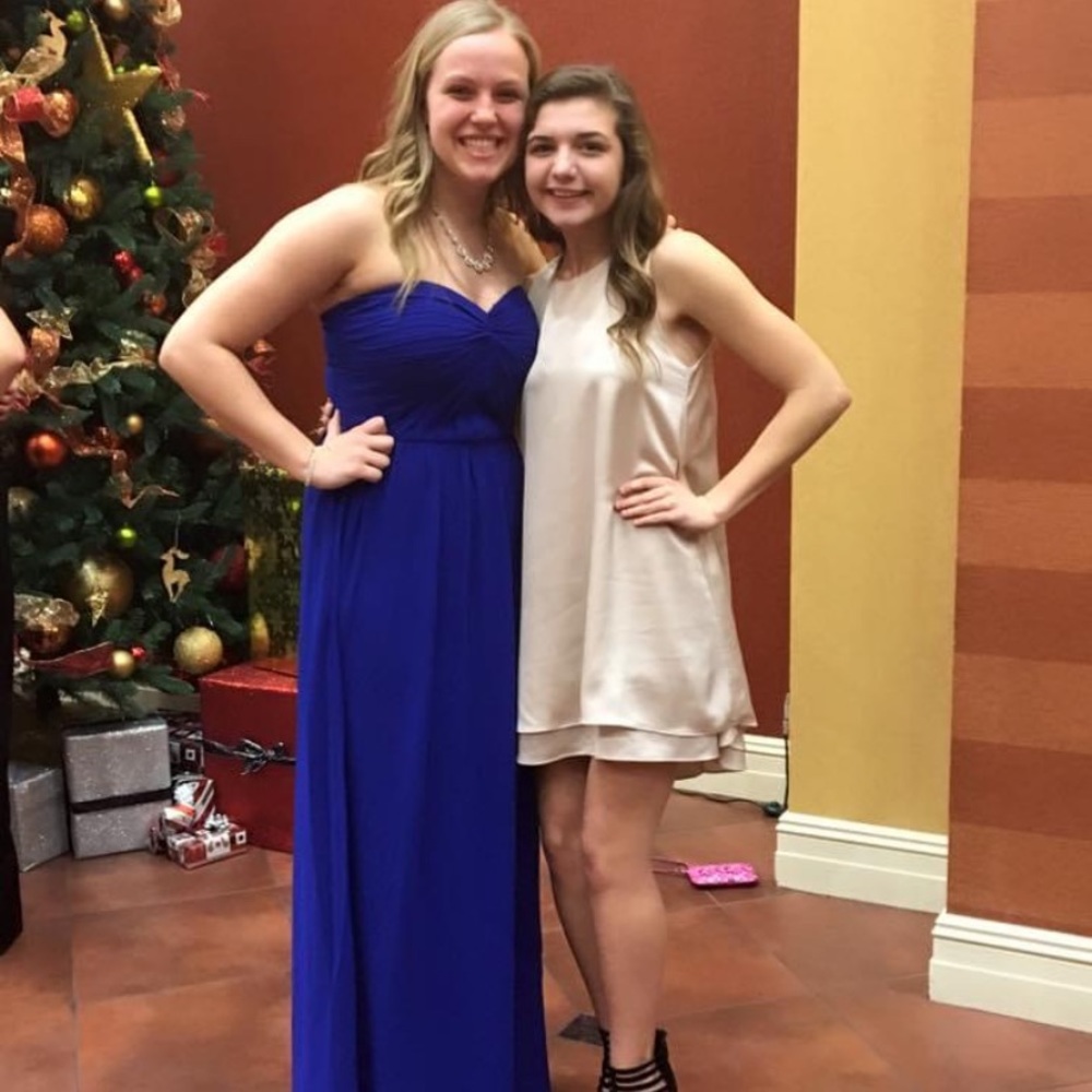 Long Blue Dress